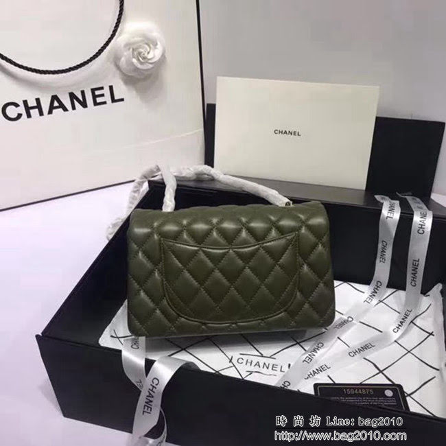 香奈兒CHANEL 升級版A1116進口小羊皮全新經典金銀鏈條肩背斜挎包 DSC1177